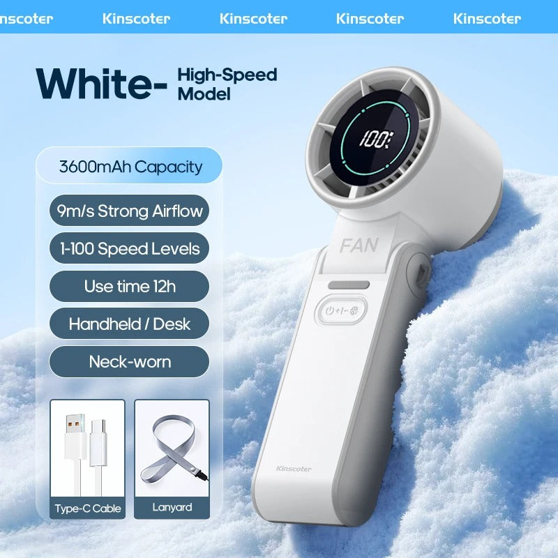 Portable Handheld Cooling Turbo Fan