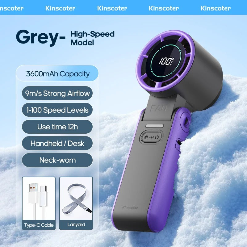 Portable Handheld Cooling Turbo Fan